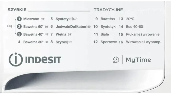 Пральна машина Indesit MTWSA 61053 W PL - Зображення 3