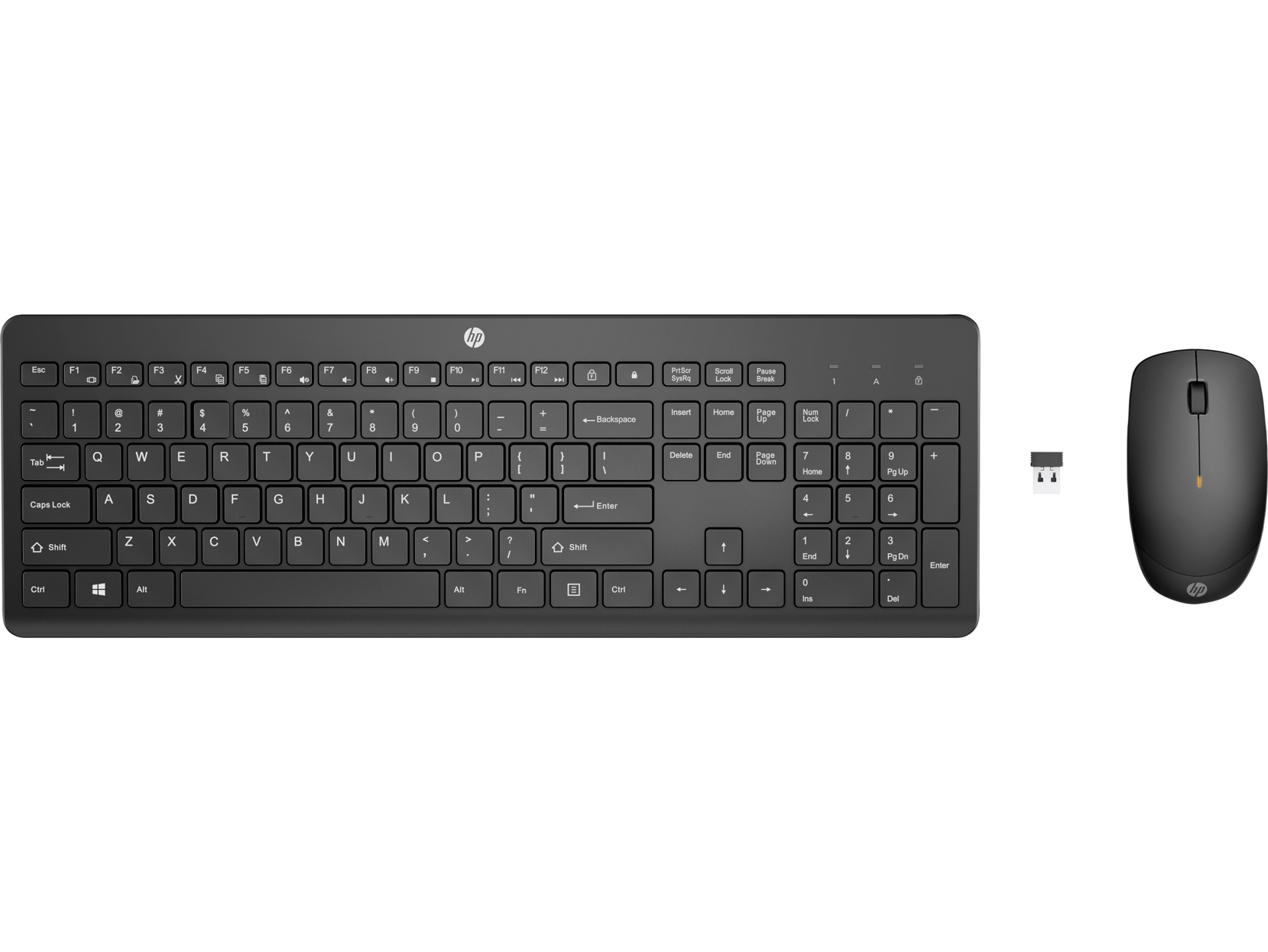 Комплект бездротовий HP 235 мишка і клавіатура Combo, чорний (українська клавіатура)