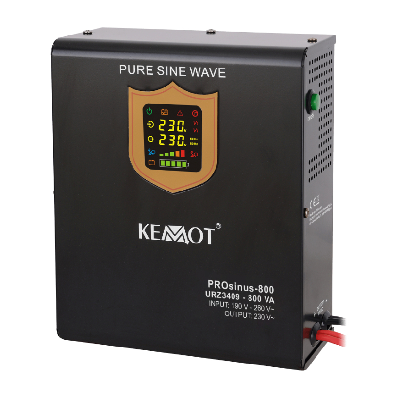 ДБЖ настінний KEMOT PROsinus-80012V 230V 800VA/500W (URZ3409)