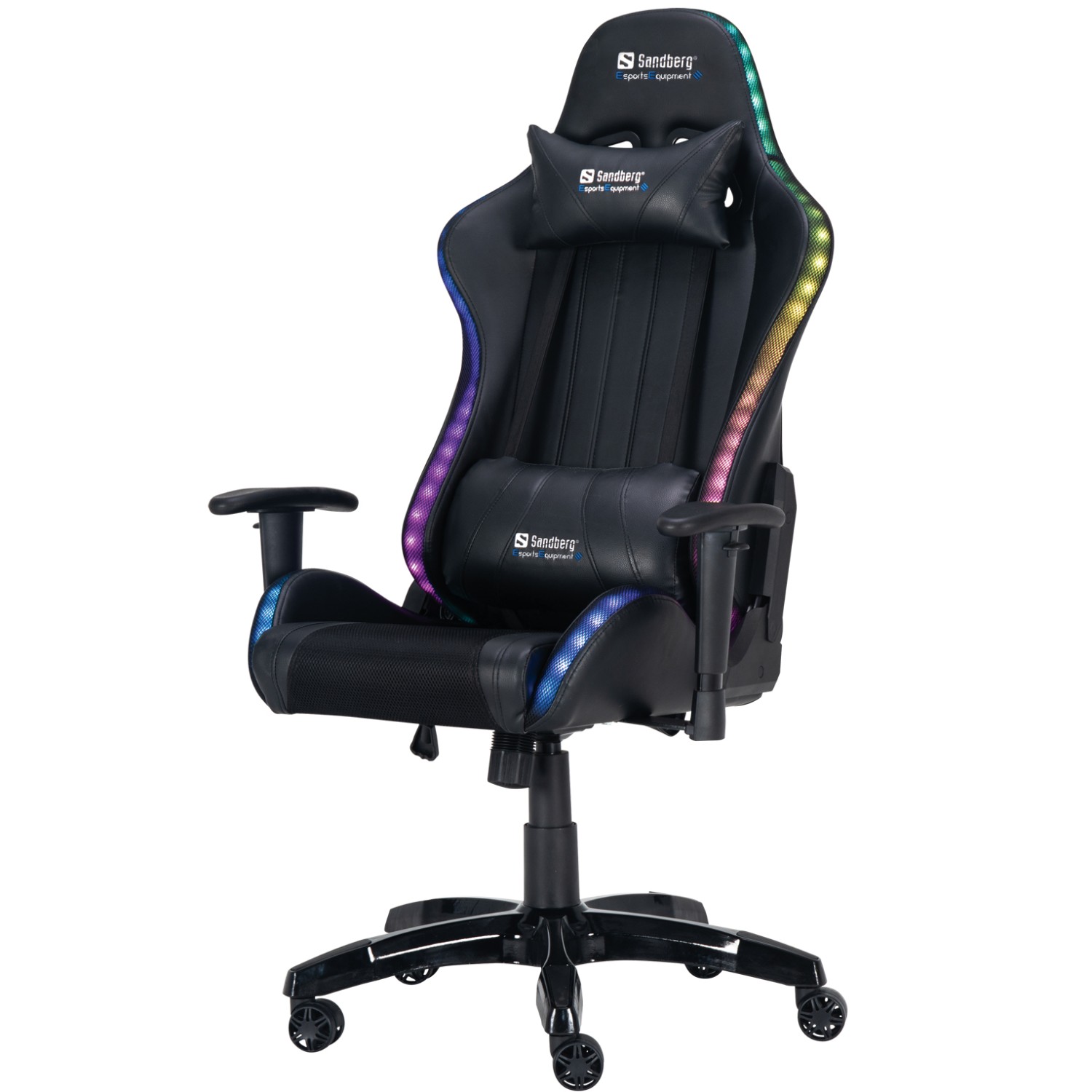 Крісло ігрове Sandberg Commander Gaming Chair RGB 4 клас, 150