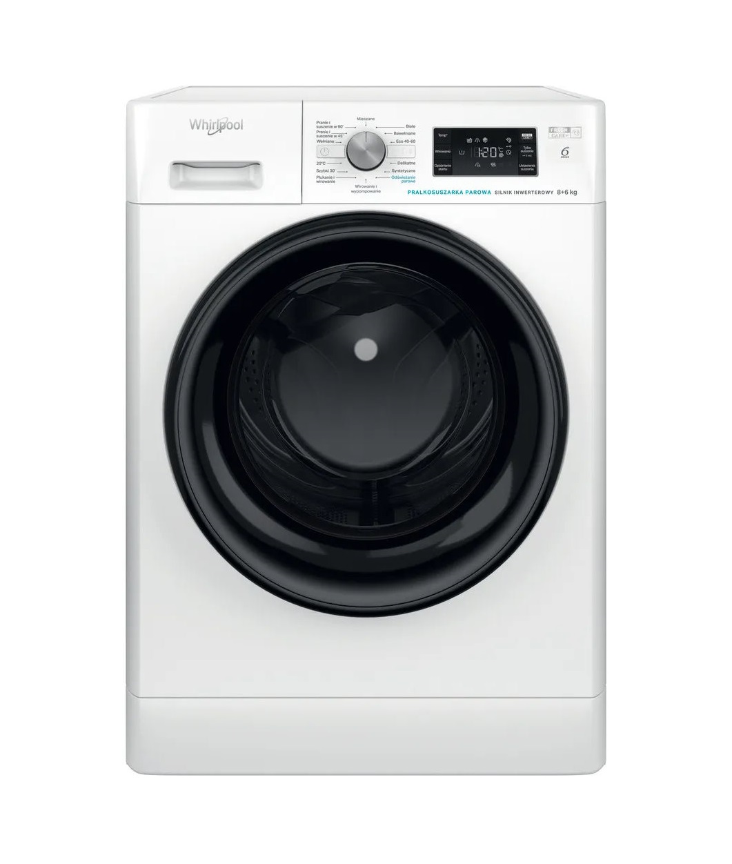 Прально-сушильна машина WHIRLPOOL FFWDB864349BVPL