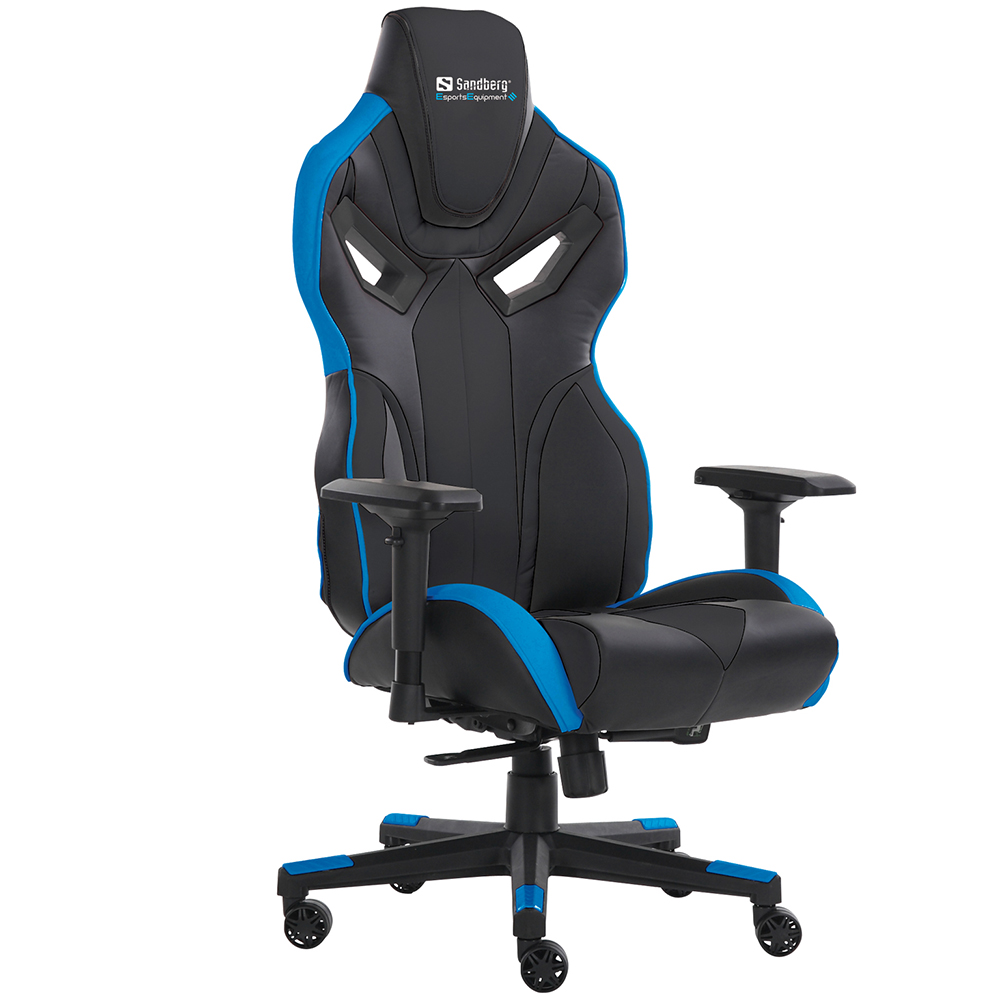 Крісло ігрове Sandberg Voodoo Gaming Chair Black/Blue 4 клас, 150