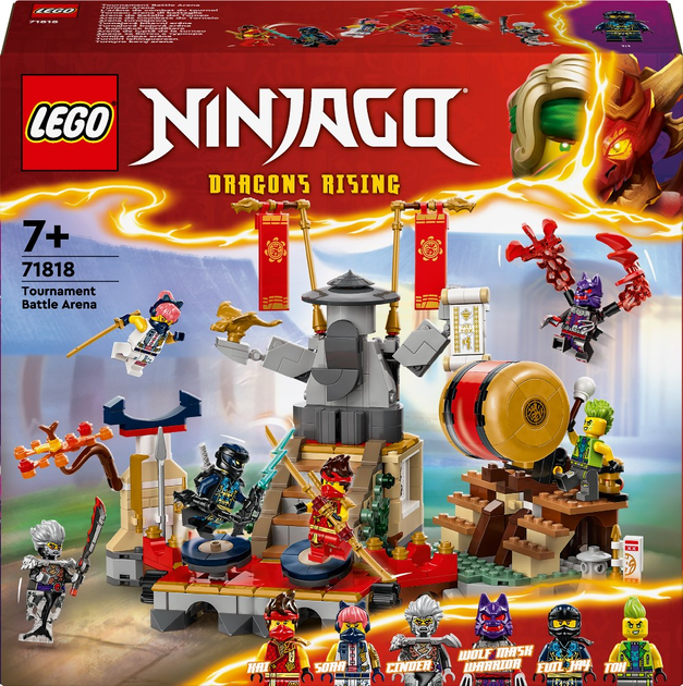 Блоковий конструктор LEGO Турнірна бойова арена (71818)