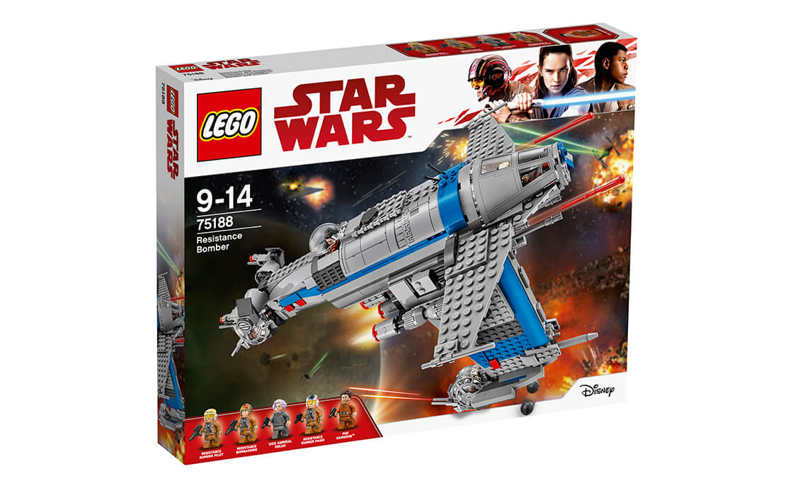 Блоковий конструктор LEGO Star Wars Бомбардировщик Сопротивления (75188)