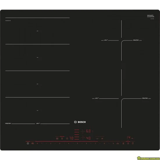 Варильна поверхня індукційна Bosch PXE 601DC1E