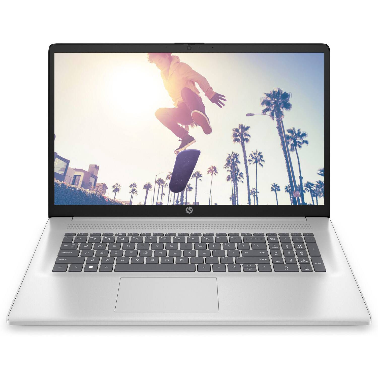 HP 17-cn4023ua 17.3" FHD IPS, 300n/Core 3-100U (4.7)/8Gb/SSD512Gb/Intel Graphics/DOS/нержавіюча сталь