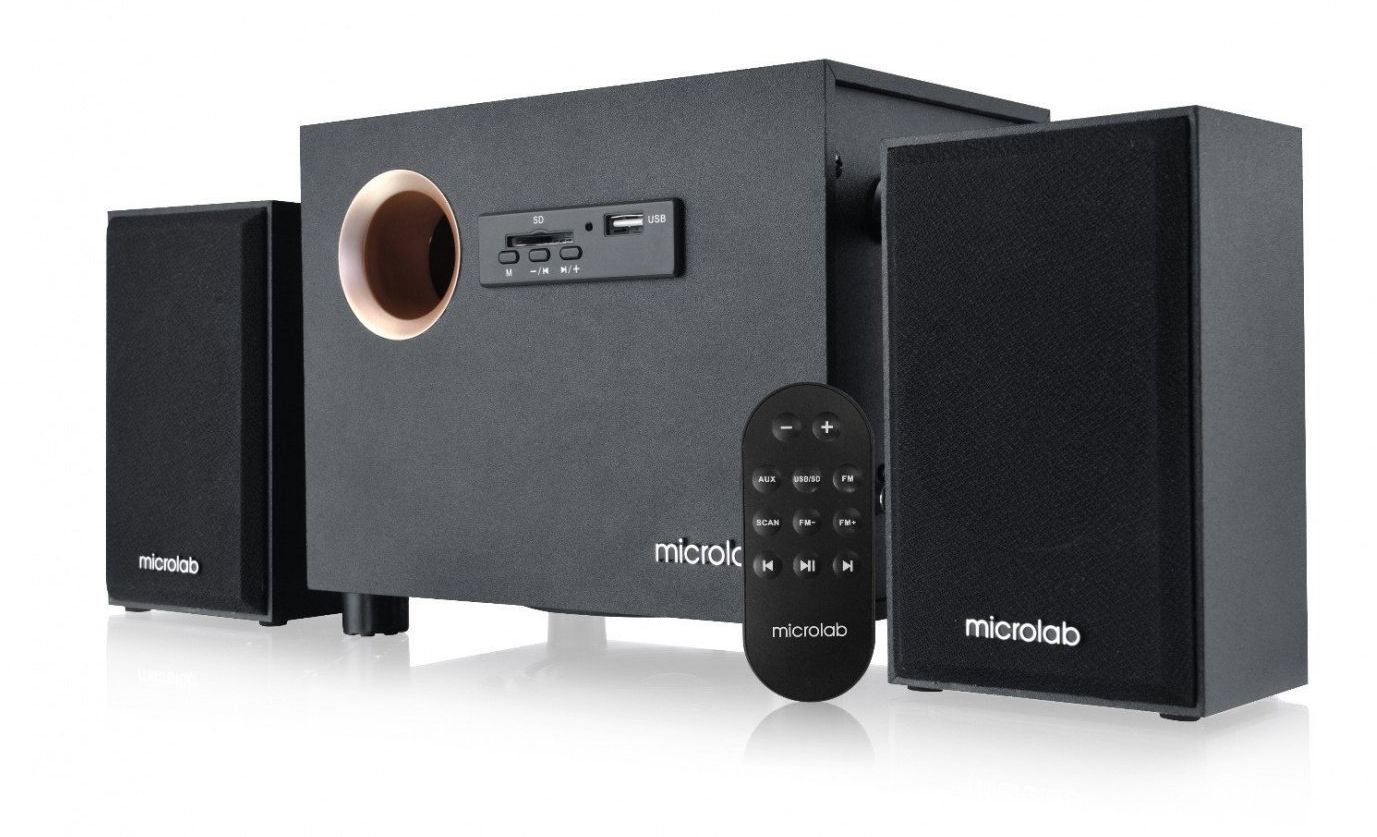 Акустична система 2.1 Microlab M-105, 10Вт, чорна
