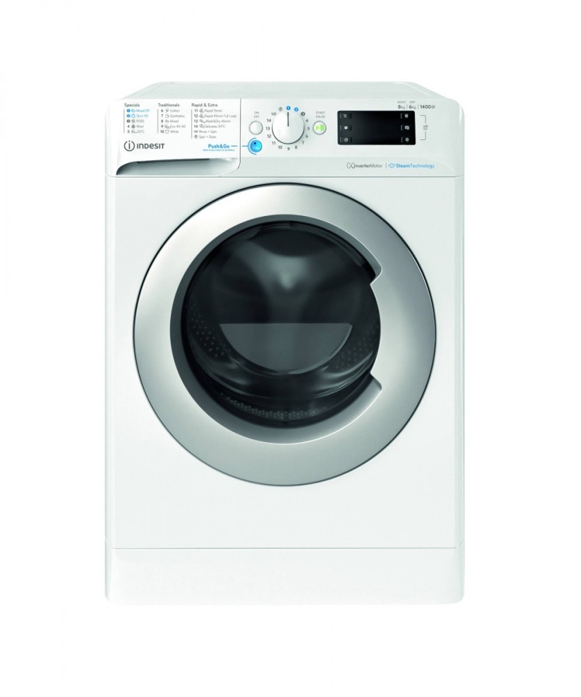 Прально-сушильна машина Indesit BDE 86436 WSV EE