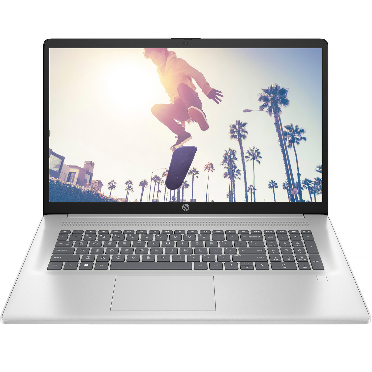 HP 17-cp2012ua 17.3" FHD IPS, 300n/Ryzen 3-7320U (4.1)/8Gb/SSD512Gb/Radeon/FPS/W11H6 SL/нержавіюча сталь