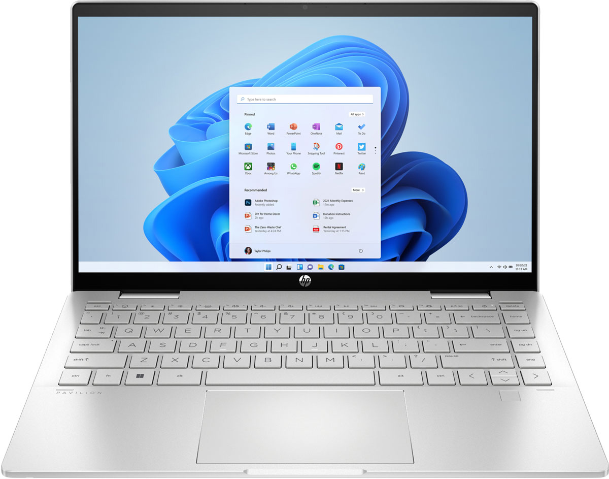 HP Pavilion x360 14-ek2020ua 14"FHD IPS Ts,300n/Core3-100U(4.7)/8Gb/SSD512Gb/Intl Gr/DOS/нержавіюча сталь