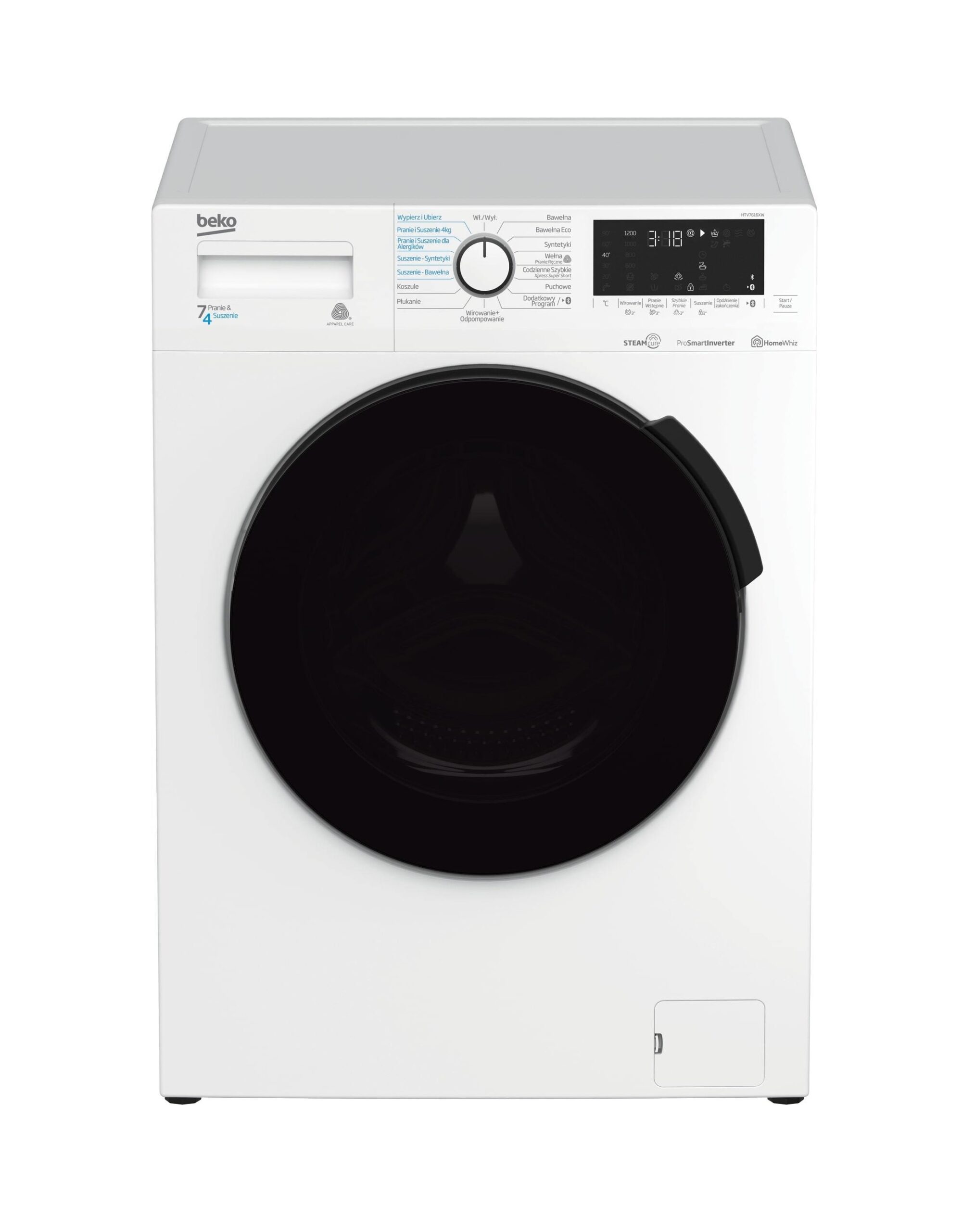 Прально-сушильна машина BEKO HTV7616XW