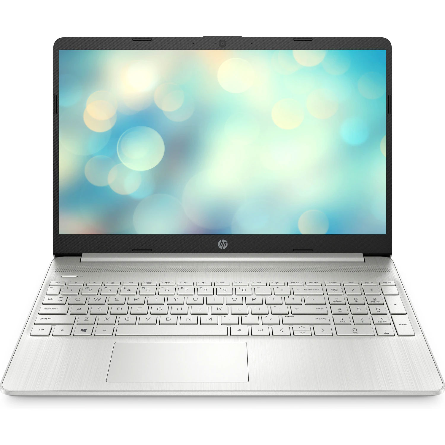 HP 15s-fq5029ua 15.6" FHD IPS, 250n/i5-1235U (4.4)/8Gb/SSD512Gb/Int Iris X/FPS/Підсв/DOS/нержавіюча сталь