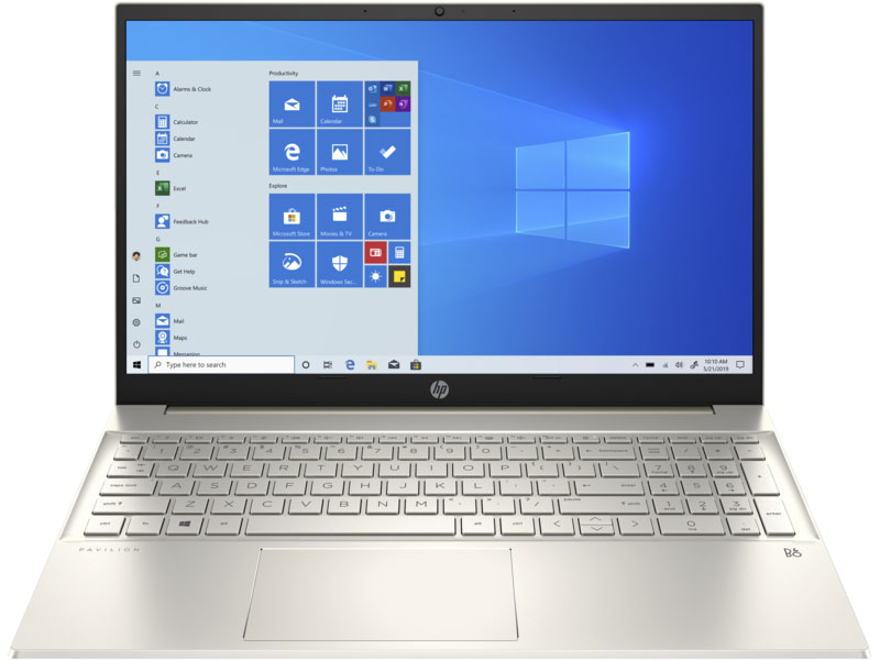 HP Pavilion 15-eg3041ua 15.6" FHD IPS, 250n/i3-1315U (4.5)/8Gb/SSD512Gb/Int UHD/Підс/DOS/Золотистий