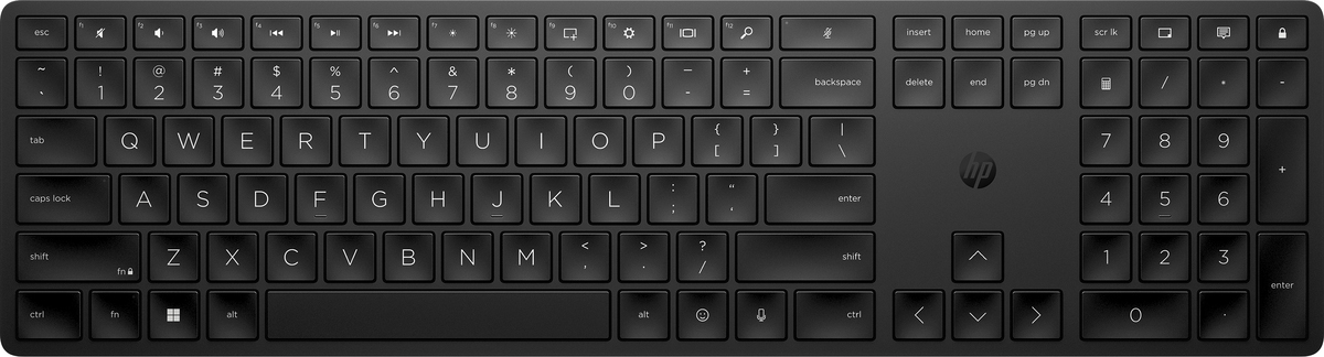 Клавіатура бездротова HP 455 Programmable, чорна
