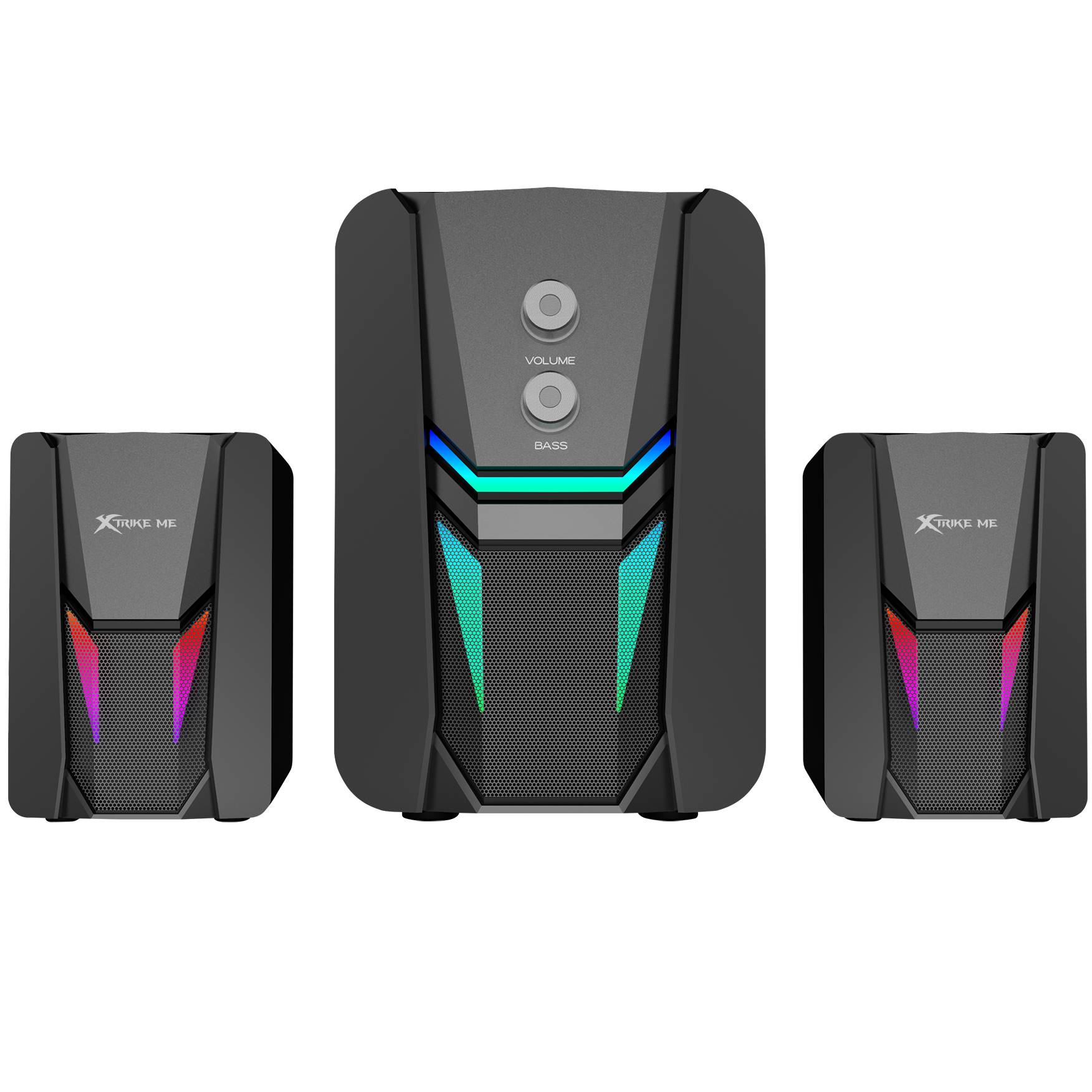 Акустична система 2.1 XTRIKE ME SK-612, 11Вт LED USB