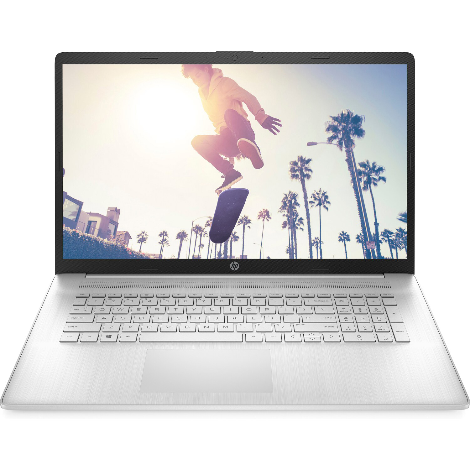 HP 17-cp3005ua 17.3" FHD IPS, 250n/Ryzen 7 7730U (2.0-4.5)/16Gb/SSD512Gb/Radeon/FPS/DOS/нержавіюча сталь
