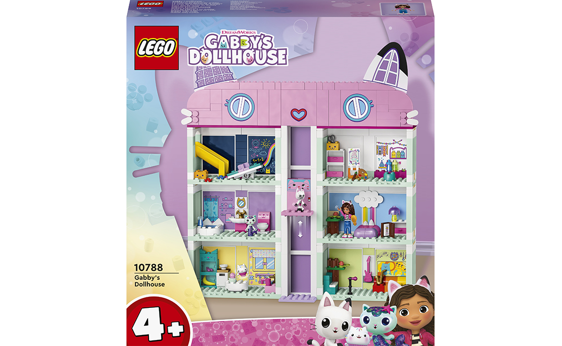 Блоковий конструктор LEGO Ляльковий будиночок Габбі (10788)