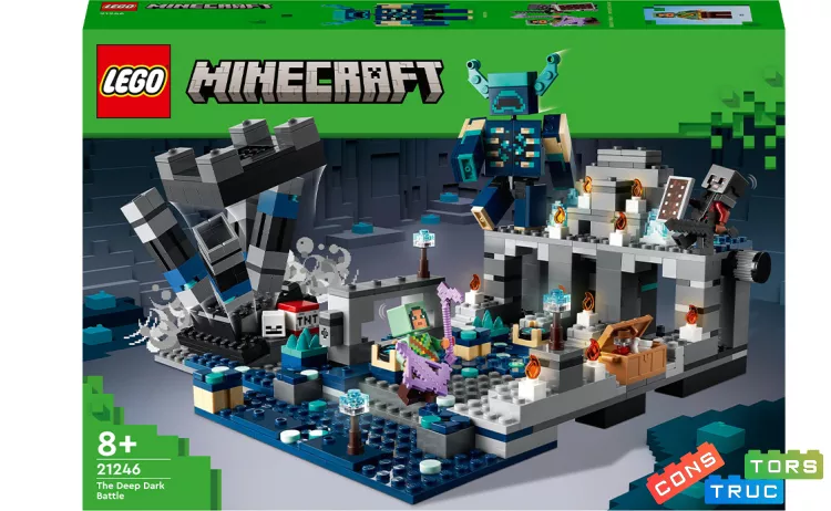 Блоковий конструктор LEGO Minecraft Битва у Глибинній Темряві 584 деталі (21246)