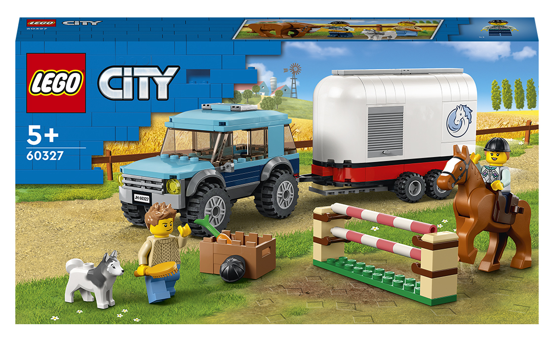 Блоковий конструктор LEGO City Фургон для коней (60327)