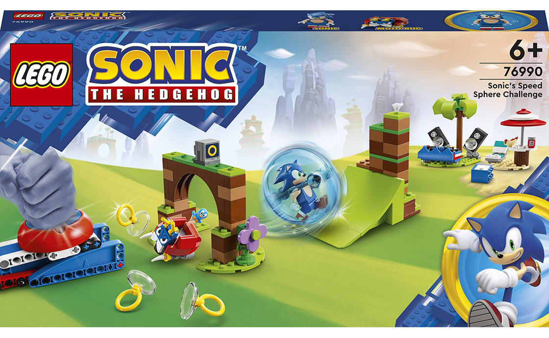 Блоковий конструктор LEGO Виклик Соніка Сфера швидкості (76990)